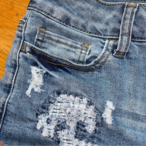 SO high waisted denim shorts size 5/27 - Picture 6 of 11